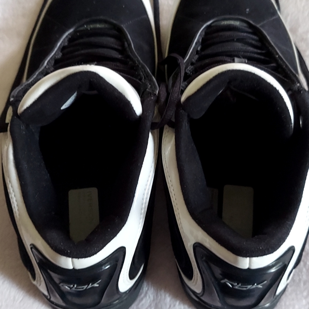 🏀11xHP🏀 Vtg Iverson RBK Off The Clock Collection Patent Leather & Suede Mids - Picture 7 of 12